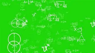 Maths green screen video with download link