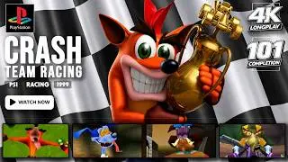 [PS1 Longplay] Crash Team Racing (CTR) | 101% Completion | Full Game Walkthrough | 4K