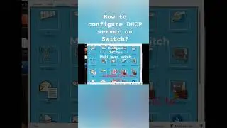 How to configure DHCP SERVER on the switch? 