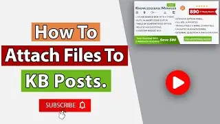 Attach Files to KB Post | BWL Knowledge Base Manager | WordPress Plugin | CodeCanYon