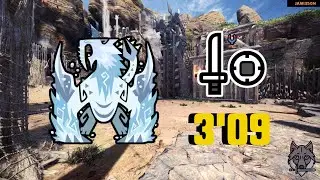 MHW.IB: FROSTFANG-BARIOTH-SPEEDRUN: SWORD&SHIELD (3'09)