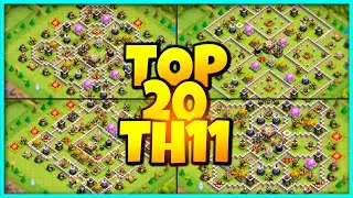 New BEST! TH11 base links Wars/Farm Base With Link (Top20) Clash of Clans - INSANE th 11 war base