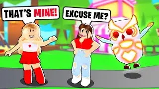 This Scammer Said My *MEGA NEON* SNOW OWL WAS HERS! (Roblox Adopt Me)