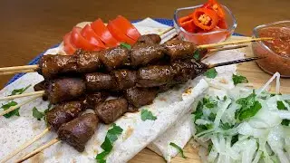 Идеальная закуска! Шашлычки! Куриные сердечки!