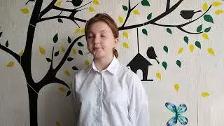 С. Есенин "Лебёдушка" читает ученица 6а класса Огурцова Арина.