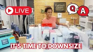 Time To Get Rid Of Some Stuff!  |LIVE Q\A