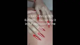 scratching nails red♥