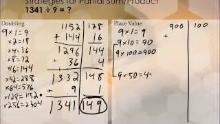 Partial Sum Product Strategies for Division: THE ABACUS MONTHLY November 2016