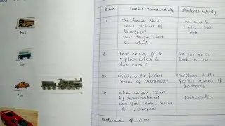 Science lesson plan in English /