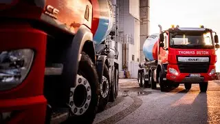 DAF CF - Betonmischer im Einsatz bei Thomas Beton in Kiel