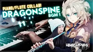 [Piano & Flute Collab] Moonlike Smile - GENSHIN IMPACT Dragonspine OST // feat. 