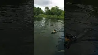 Insane Brushless RC Jet Boat.  #rc #rcboat #rcboating #rcjetboat