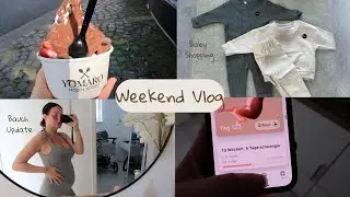 Pregnancy Vlog ♡ Babybauch Update & Baby Shopping #pregnancyvlog