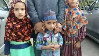 Along with children he is looking for his missing wife