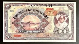 5000 koruna 1923