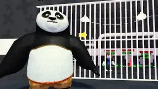Escaping KUNG FU PANDA'S PRISON RUN!
