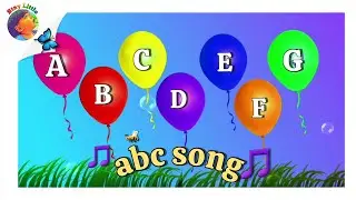 abcdefg small letters song || small abc balloons song