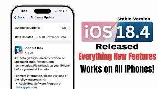 iOS 18.4 Released - 50+ New Features & Works on All iPhones (HINDI)