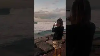 Perfect morning barrels on east coast. Surfing in Bali. Season is On.