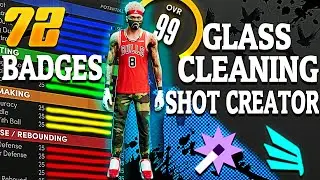 72 BADGED GLASS CLEANING SHOT CREATOR IS AN INSANE PF DEMIGOD BUILD ON NBA 2K21 NEXT GEN!