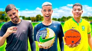 MINI BOLA vs BOLA DA COPA DO BRASIL vs BOLA DE FUTSAL!