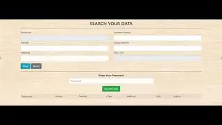 WEB APP Google Sheets | Search and Update Data With Password