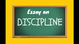 Essay on #Discipline #English @educationsuccessseries7596