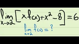 Computation of limit theory exercise Calculus (limit incluting function)