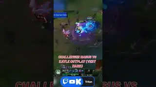CHALLENGER NASUS VS KAYLE OUTPLAY (VERY HARD)