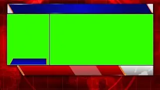 Broadcast Green Screen News Reporter Frames | Breaking News Green Screen
