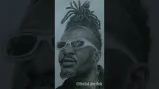 Graphite pencil drawing of Sauti Sol's Vibe Curator - Savara