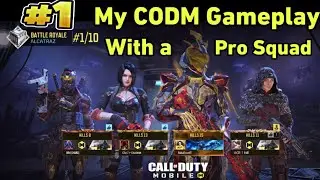 My CODM Gameplay with a Pro Squad 😍 - BR Alcatraz - CODM