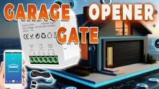 TUYA Relay: How to open garage doors from your smartphone with notifications and automation