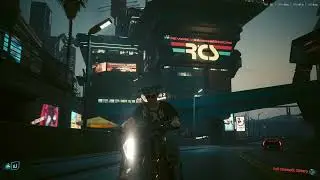 When your cruising around night city and hear that one song