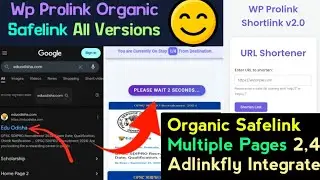 Adlinkfly 4 pages Organic Safelink 3 Pages Wp safelink |  Wp Prolink Organic, Quiz Safelink 