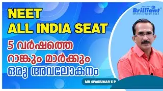 NEET AIQ RANK AND MARK | LAST 5 YEARS