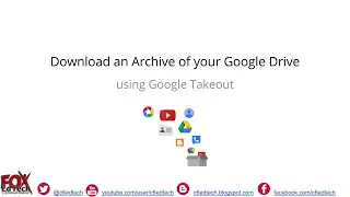 Download Google Drive Data with Google Takeout