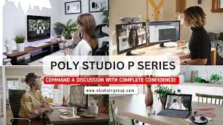 Poly Studio P Series Microsoft and Zoom certified webcams