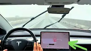 TAKE OVER | FSD (Supervised) Testing in the Snow! FSD 12.5.4.2