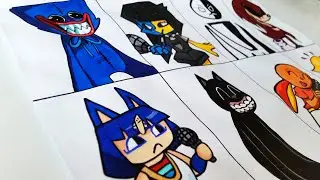 Draw Friday Night Funkin characters mods PART 1