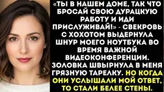 Свекровь выдернула шнур из ноутбука «Хватит работать! Иди мой посуду за нами!»
