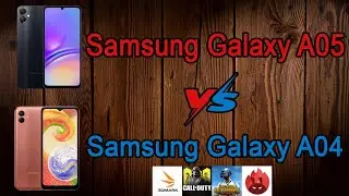 Samsung Galaxy A05 VS Samsung Galaxy A04 | AnTuTu, PUPG Mobile,  COD Mobile, 3D Mark,...