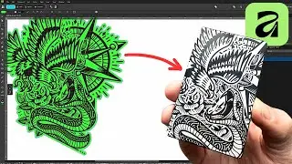 How I Create Collage Engraving Graphics in FREE Affinity (Step by Step Tutorial)