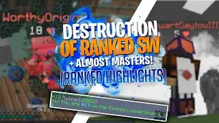 DESTRUCTION of WELL Known Players + almost MASTERS! Ranked Skywars Highlights