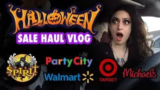 AFTER HALLOWEEN SALE HAUL! | Day in the life vlog 🎃