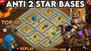 NEW TH12 ANTI 2 STAR BASES!! WITH LINK + REPLAY TOP 10 NEW BASE DESIGN 2023!! IN [CLASH OF CLANS]