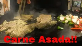 gilling and chilling with Al - Carne Asada!