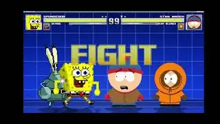 mugen SpongeBob & Mr.Krabs vs Stan & Kenny mugen Requested 78