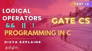 14 Logical Operators in C | AND OR NOT Explained Clearly for GATE