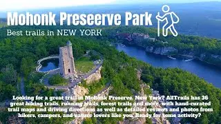 Hiking in Mohonk Preserve Park,  New York, GoPro #hiking